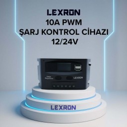 Lexron 10A Pwm Şarj Kontrol Cihazı Lexron 10A Pwm Şarj Kontrol Cihazı
